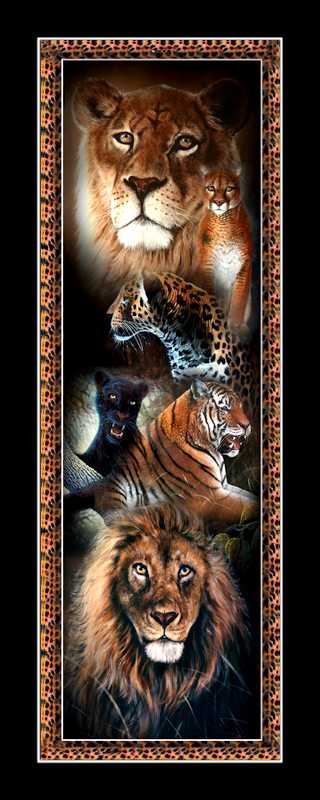 Big Cats Lion Leopard Tiger